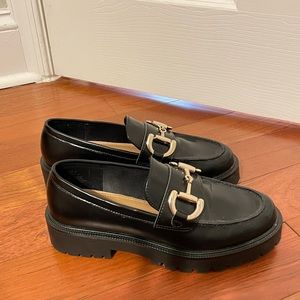 Gold Buckle Brand New Loafers Womens